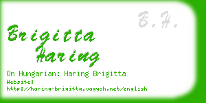 brigitta haring business card